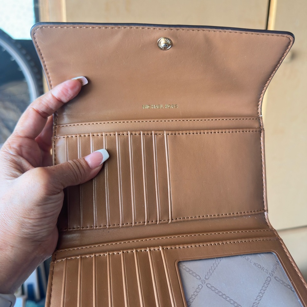 Michael Kors Brown Leather Wallet